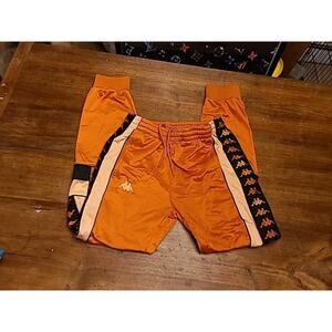Kappa Track Pants Orange Small Jogger